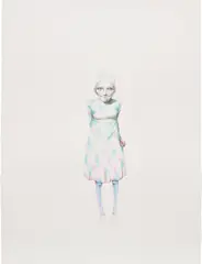 S by Margherita Manzelli, 2005-2006, graphite, oil pastel and acrylic on card, sold Nov 2024