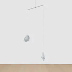 Terence Koh, I am stuck and slaved in a row of cloth that is so yellow that I am fall, 2008, bronze, 24 karat gold plating and paint