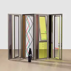 Ohad Meromi, Screen and Totem, 2001, aluminium, Plexiglas, polystyrene and resin