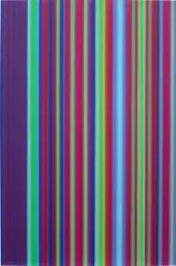 Tim Bavington, Undone, 2007, synthetic polymer on canvas laid down on panel