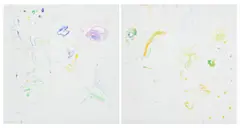 Leif Ritchey, Fruity, 2012, oil on canvas, diptych