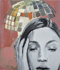 Neal Tait, Mirror Ball, 2002, acrylic on canvas
