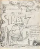 Jim Shaw, Study for 'Sinbad and the Seven Sleepers'