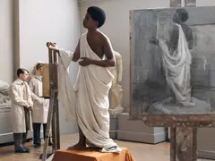Isaac Julien, Black Apollo Diptych (Once Again... Statues Never Die), 2022, inkjet print