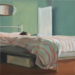 Just Visiting by Caroline Walker, 2004, oil on canvas, offered Sep 2024