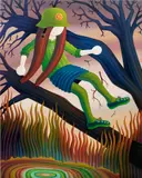 Jordi Ribes, The Longest Day 1, 2023, oil on canvas