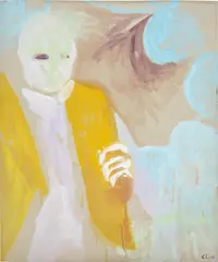 Che Lovelace, Powder Face, 2008, oil on paper board