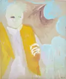 Che Lovelace, Powder Face, 2008, oil on paper board