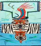 Jordy Kerwick, Untitled, 2021-2022, acrylic on linen