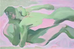 Perfume by Amy Beager, 2021, oil on canvas, offered Sep 2024