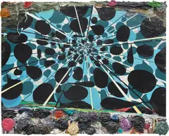 Phillip Macdonell Allen, Shallow Level Sequence (Endgame Version), 2004, oil on board