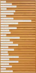 Keith Tyson, Standard List, 2001, Perspex on wood