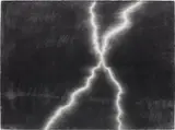 Karl Haendel, Lightning #13, 2006, charcoal on paper