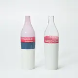 Hella Jongerius, Two works: (i-ii) Long Neck Bottle, 2000, porcelain, coloured and clear glass and tape