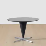 Verner Panton, 'Cone' table (prototype), wood and steel