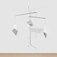Martin Boyce, Concrete Autumn (Dead Leaves), 2005, powder-coated steel, steel rods, painted aluminium and wire