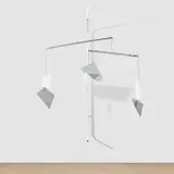 Martin Boyce, Concrete Autumn (Dead Leaves), 2005, powder-coated steel, steel rods, painted aluminium and wire