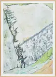 Peter Doig, D1-2 Couloir 2, 2022, giclée print in colours on Cotton Smooth Rag paper
