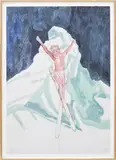 Peter Doig, D1-6 Holy Mountain, 2022, giclée print in colours on Cotton Smooth Rag paper, in artist's frame