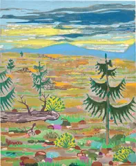 Abel Auer, Kleiner Wald, 2002, oil on linen