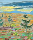 Abel Auer, Kleiner Wald, 2002, oil on linen