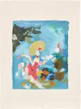 Eleanor Johnson, Colour Study After Fragonard (Oil Study n.6), 2018, oil on paper