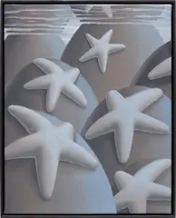 Resting Sea Stars by Laurens Legiers, 2020, oil on canvas, in artist's frame, offered Sep 2024