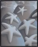 Laurens Legiers, Resting Sea Stars, 2020, oil on canvas, in artist's frame