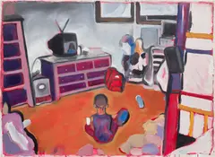 Madelynn Green, Hearth, 2021, oil on canvas