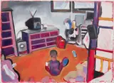 Madelynn Green, Hearth, 2021, oil on canvas
