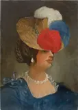 Edward Kay, The Madame, 2006, oil on canvas laid down on board