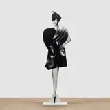 Clare Stephenson, La Belle Toute Savante, 2009, screenprint on wood