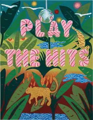 Joel Mesler, Untitled (Play the Hits), 2021, pigment on linen