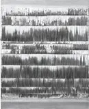 Heinz Mack, Lamellen-Relief, 1961, aluminium on panel