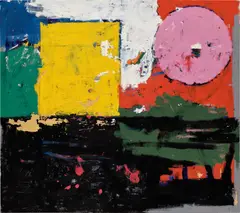 Joe Bradley, Day Rite, 2018, oil on canvas