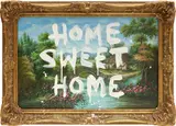 Banksy, Home Sweet Home, 2006, Modified oil on canvas, in artist's frame