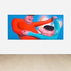 Austin Lee, Slow Dance, 2018, acrylic on canvas