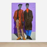 Dapper II by Otis Kwame Kye Quaicoe, 2020, oil on canvas, sold Mar 2023