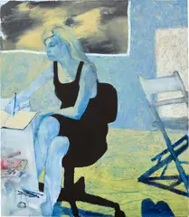 Virginia by Doron Langberg, 2017, oil on linen, sold Mar 2023