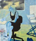 Doron Langberg, Virginia, 2017, oil on linen