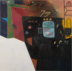 Kenny Rivero, OH MY GOD IT'S SO HOT OUTSIDE, 2018, oil on canvas