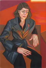 Ania Hobson, Leather Jacket, 2020, oil on canvas