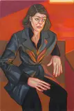 Ania Hobson, Leather Jacket, 2020, oil on canvas