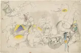 Arshile Gorky, Untitled, 1943, graphite and crayon on paper