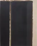 Yun Hyong-keun, Burnt Umber & Ultramarine, 1993, oil on linen
