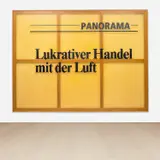 Sigmar Polke, Panorama - Lukrativer Handel Mit Der Luft, 1997, polyester resin on polyester fabric