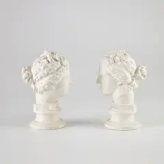 Giulio Paolini, Mimesi, 1975, plaster, in 2 parts