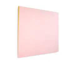 Ettore Spalletti, Rosa, fiore di pesco, 2014, impasto and gold leaf on board