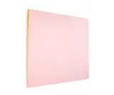 Ettore Spalletti, Rosa, fiore di pesco, 2014, impasto and gold leaf on board
