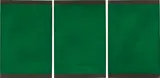 Günther Förg, Untitled, 1987, acrylic on lead mounted on panel, triptych